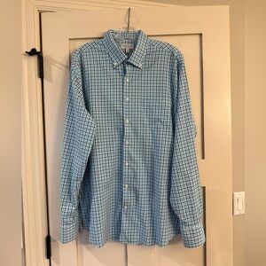 Peter Millar Summer Comfort Long Sleeve Checkered Shirt